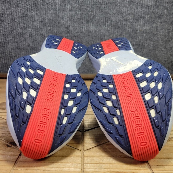 Nike Pegasus Plus Flyknit Tubro Men's 8.5 "Ghost" Red Running Shoes Sneakers - Picture 9 of 14